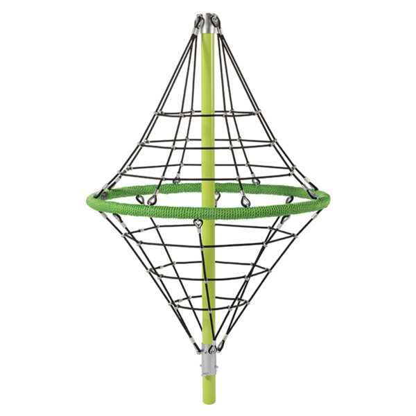 Rope pyramid - “Diamond”